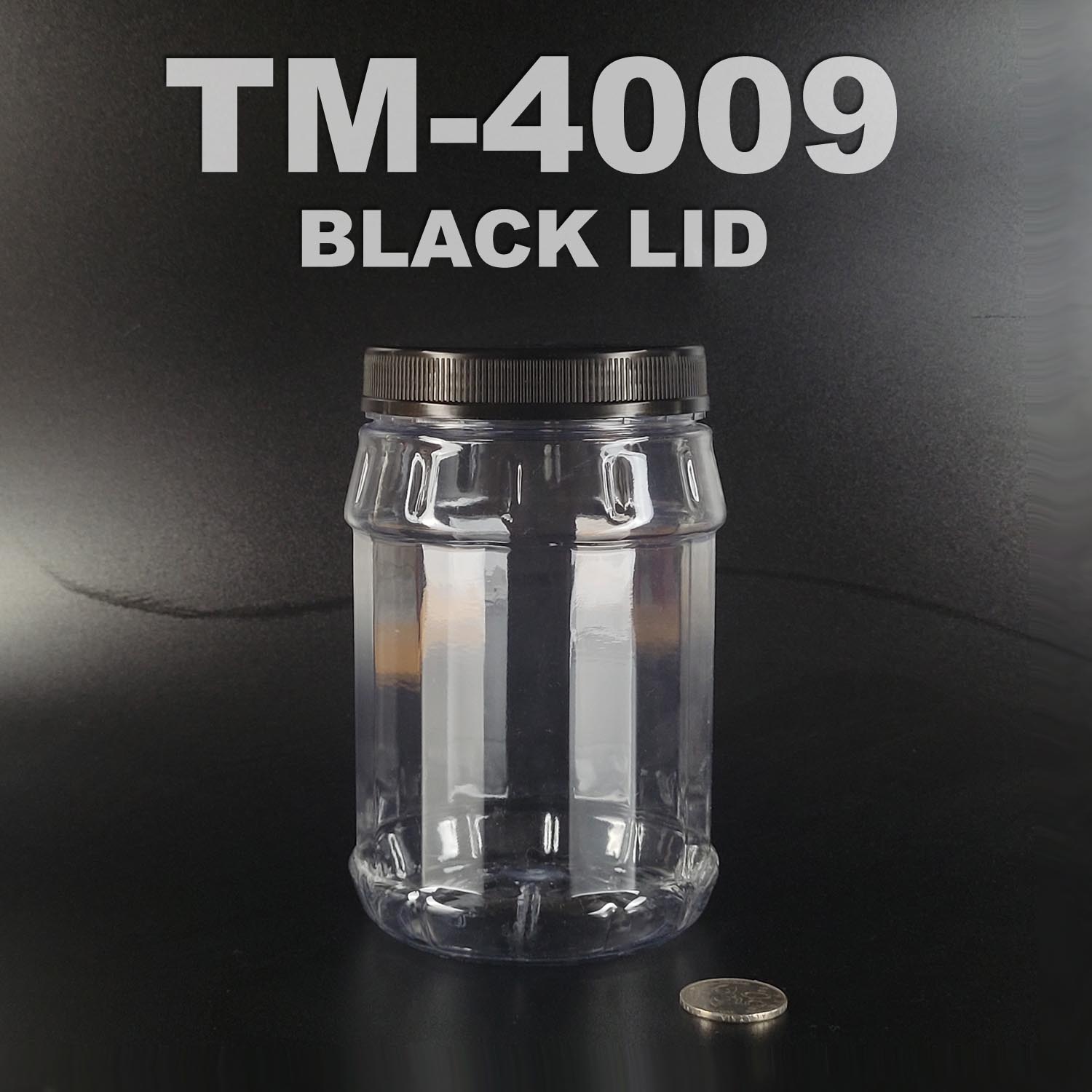 pet bottle 1200ml with black lid