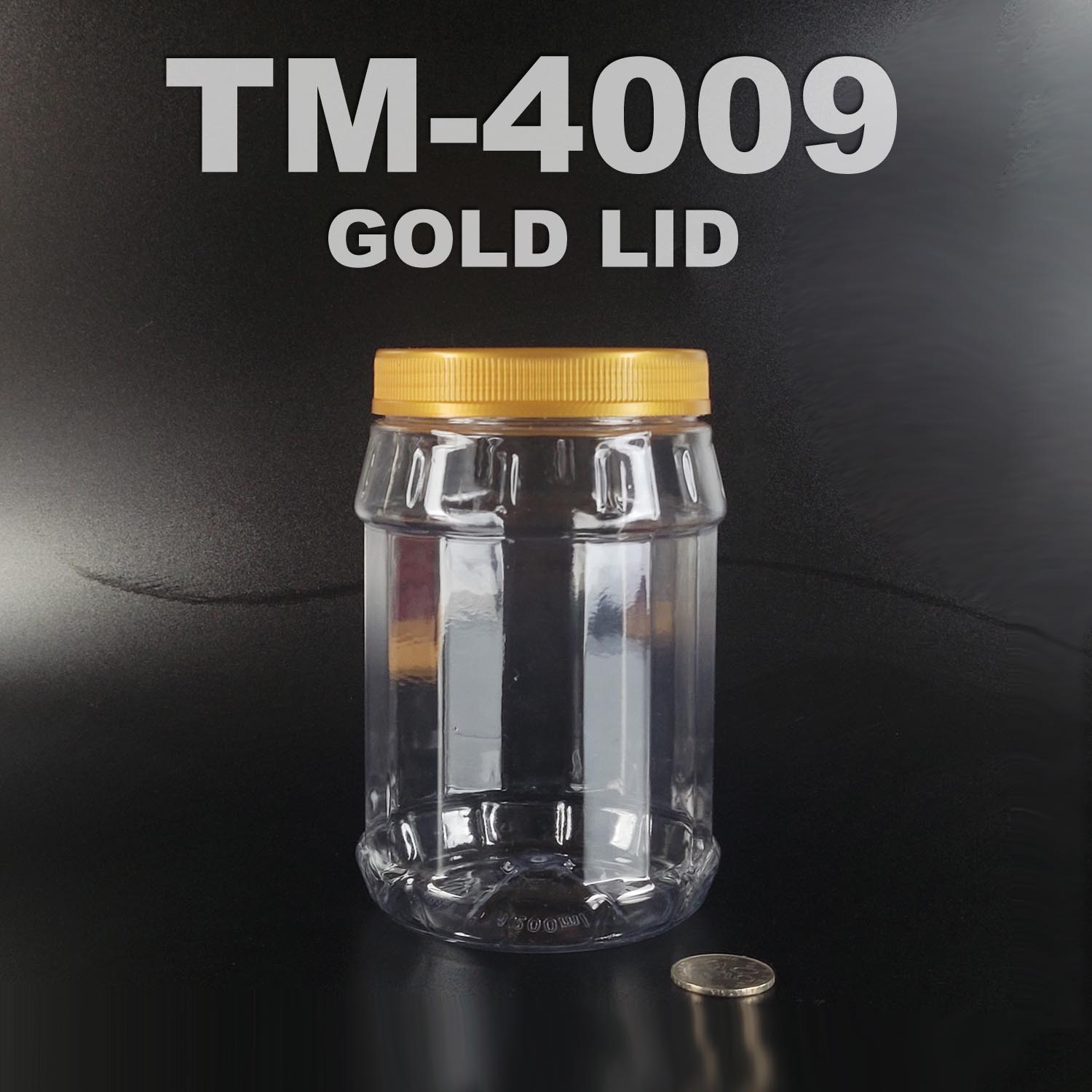 pet bottle 1200ml with gold lid