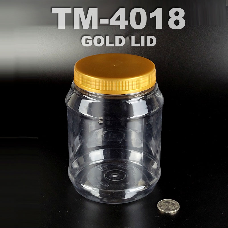 pet bottle 1500ml with GOLD lid